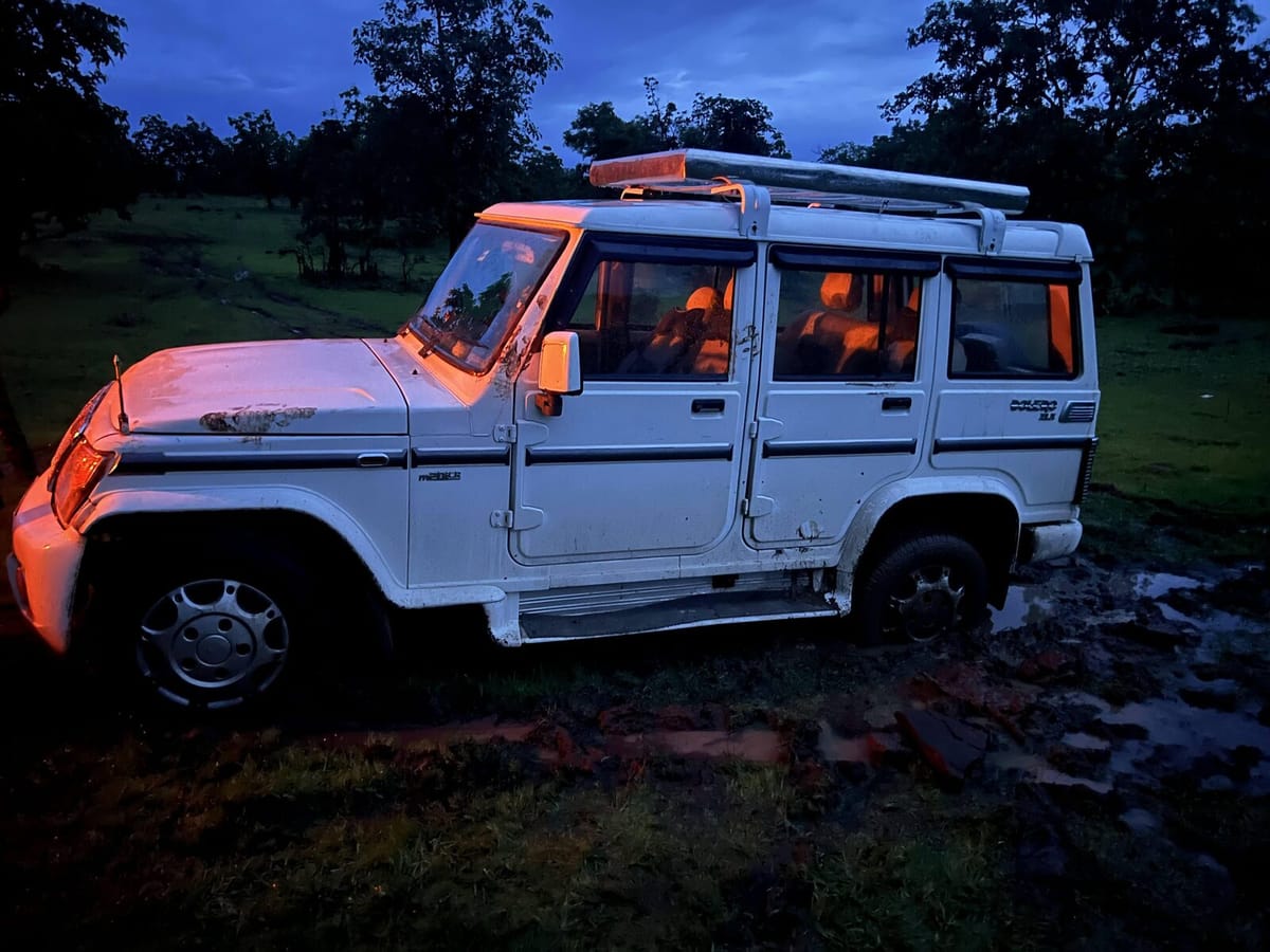 jeeps waiting at the base