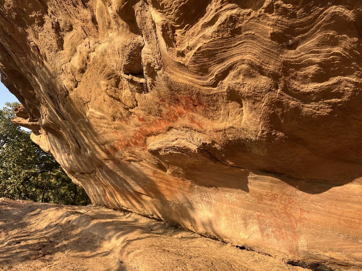 sandstone overhang